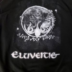 Eluveitie - Helvetios Zip Up Hoodie with Back Design